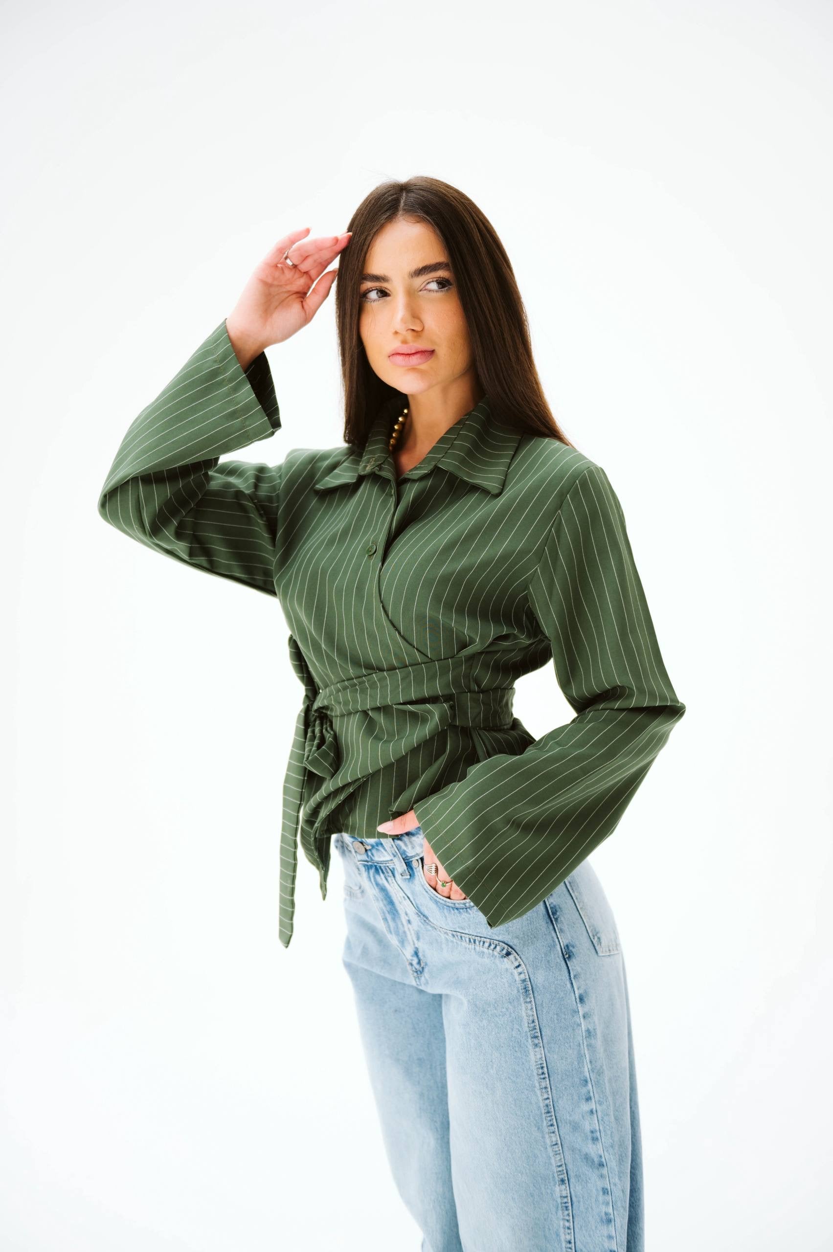 Twisted Stripped Shirt