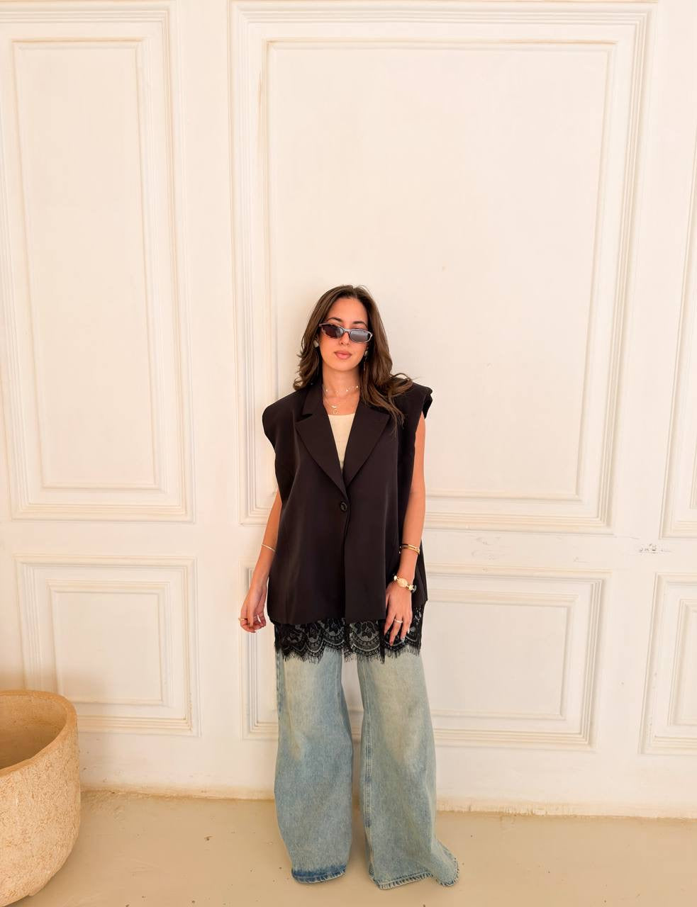 Oversized Blazer Vest