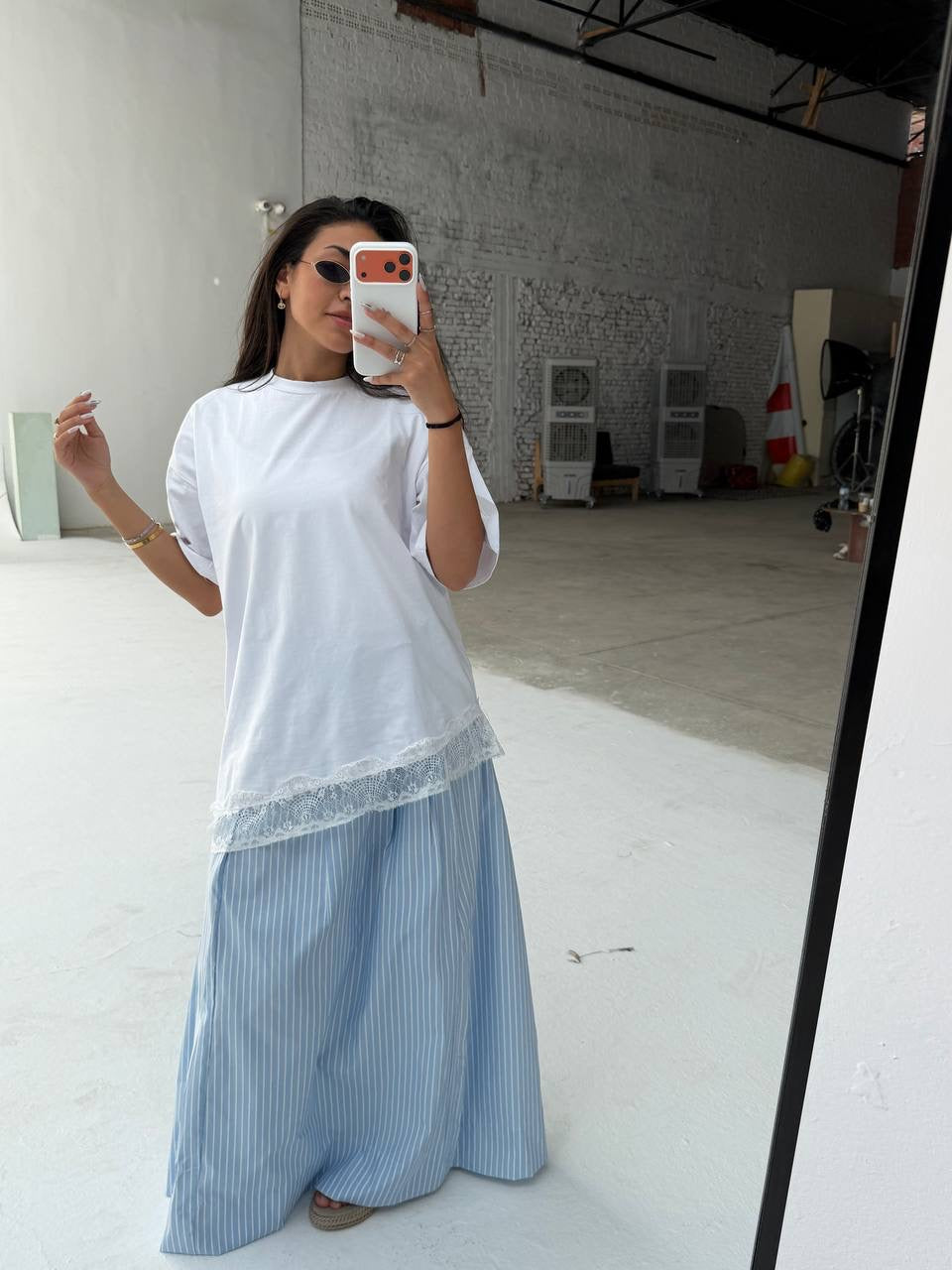 T-Shirt with Lace
