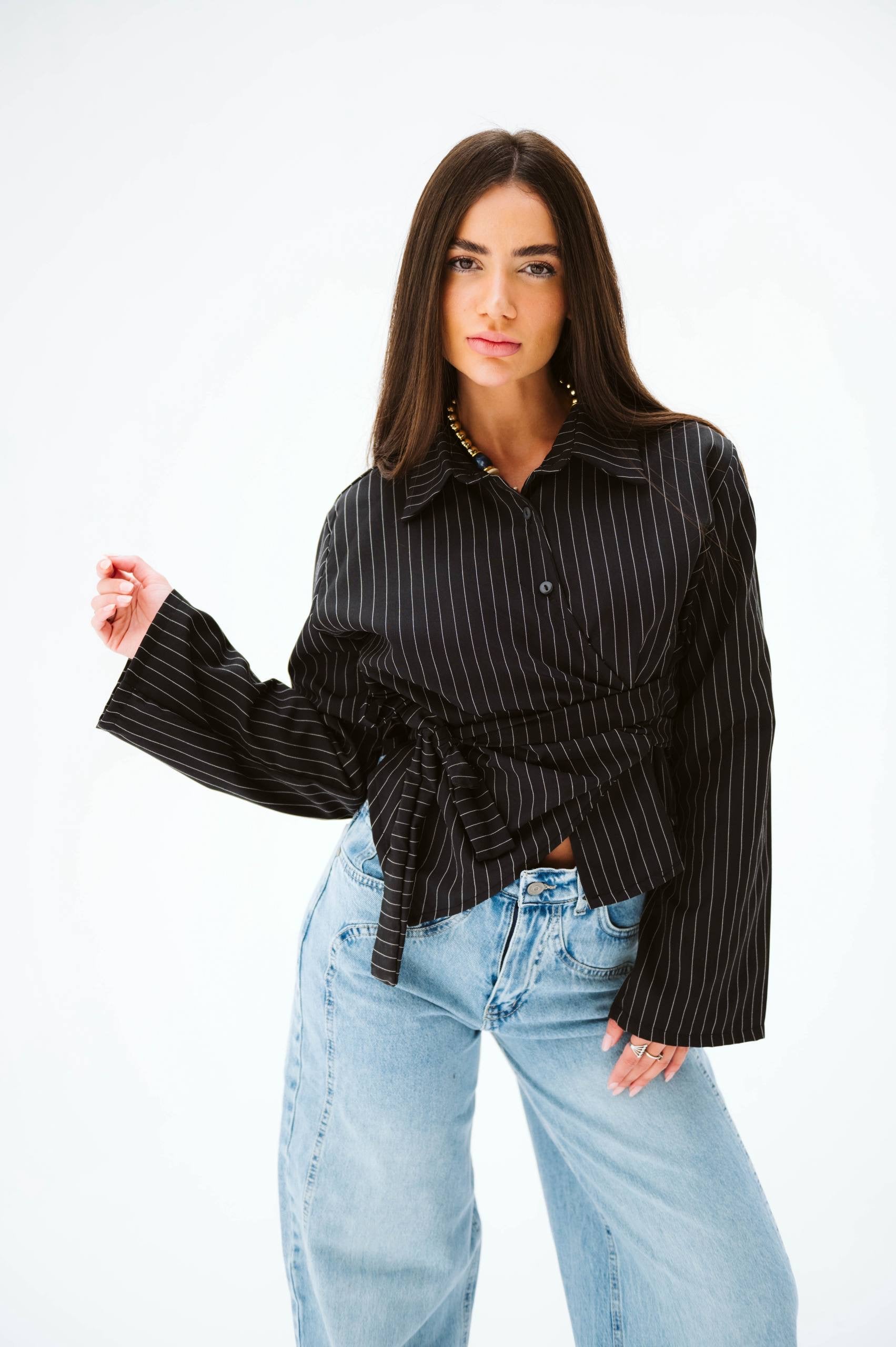 Twisted Stripped Shirt