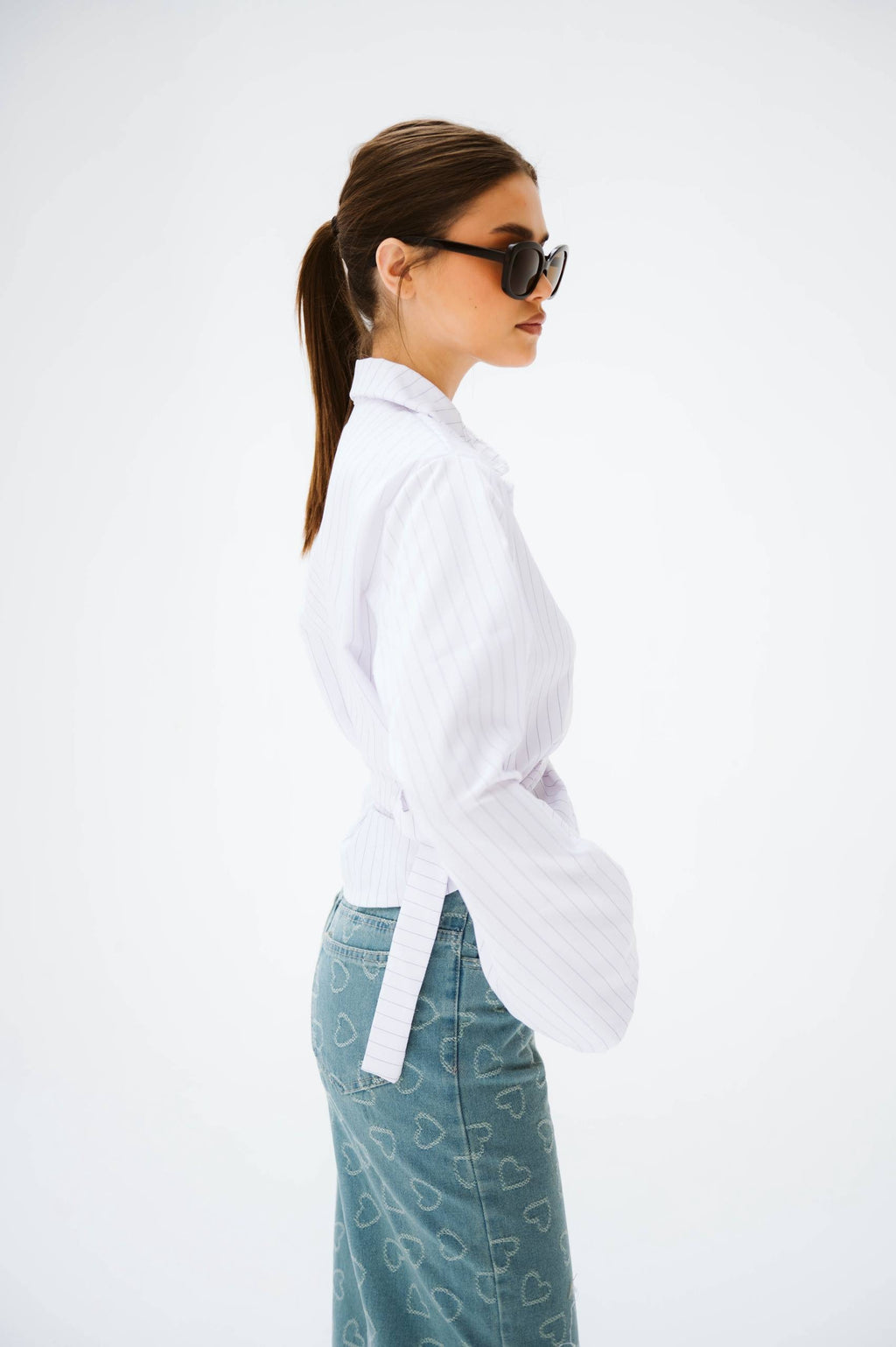 Twisted Stripped Shirt