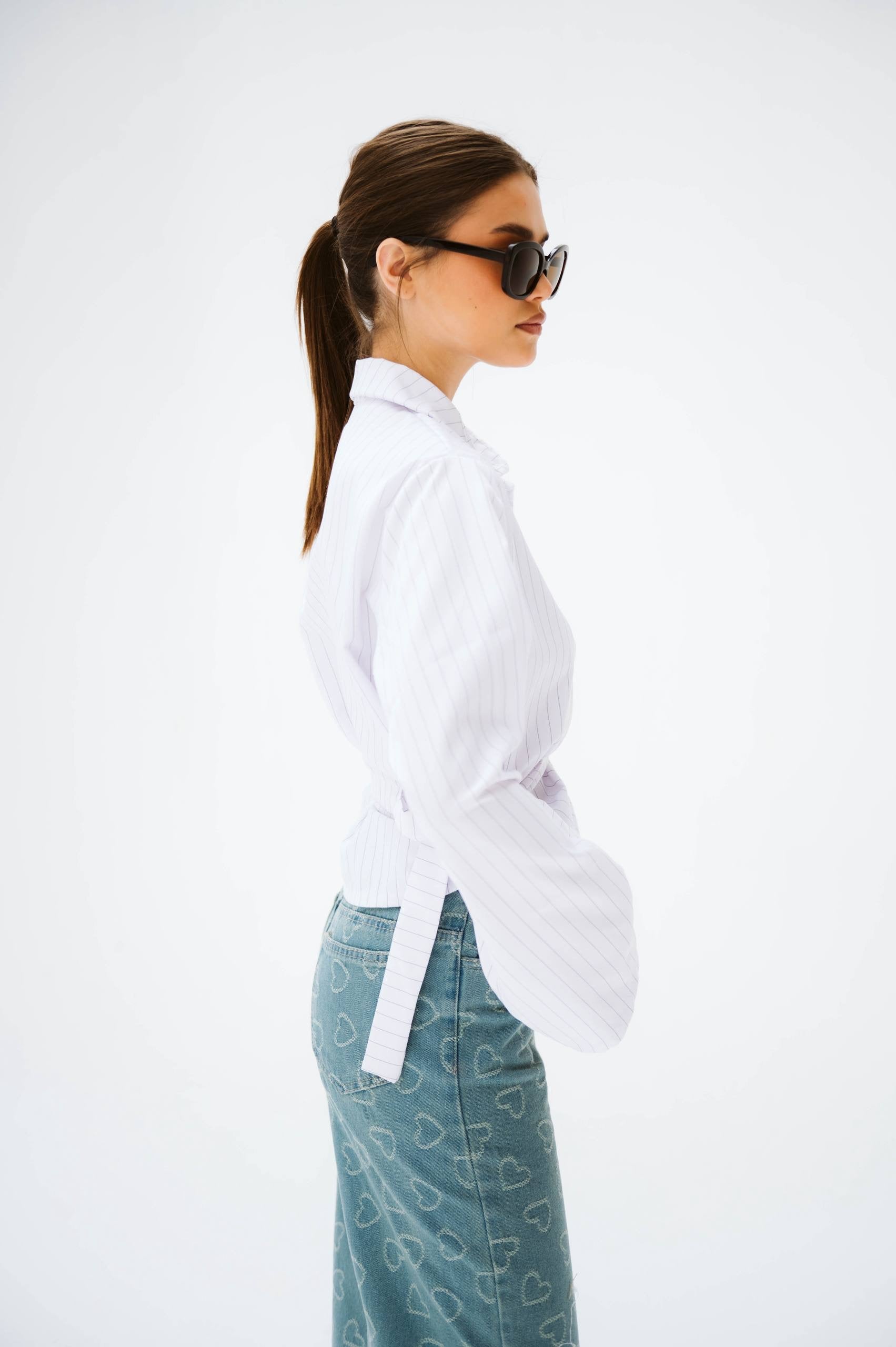 Twisted Stripped Shirt