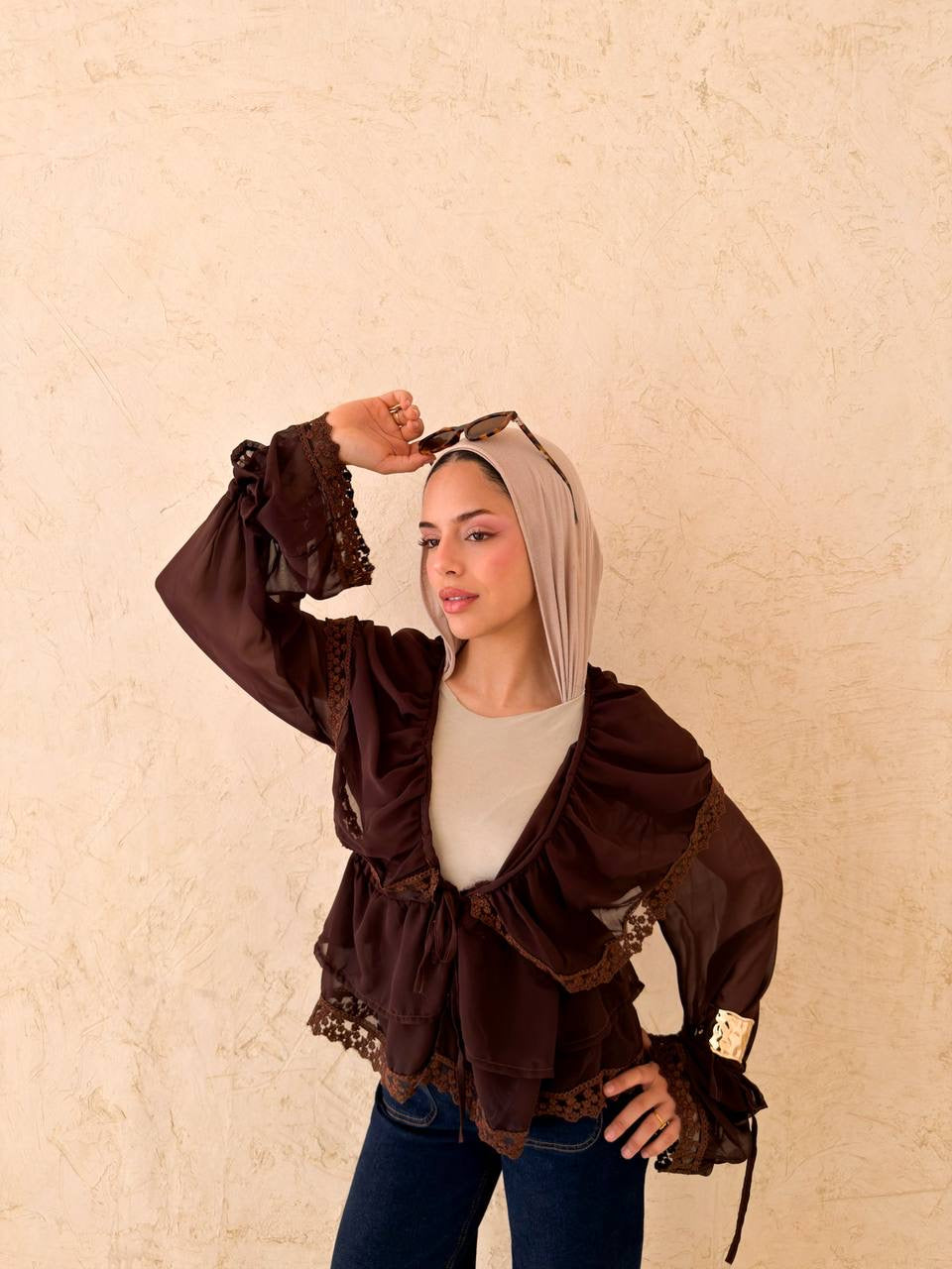 Shifon Raffles Blouse