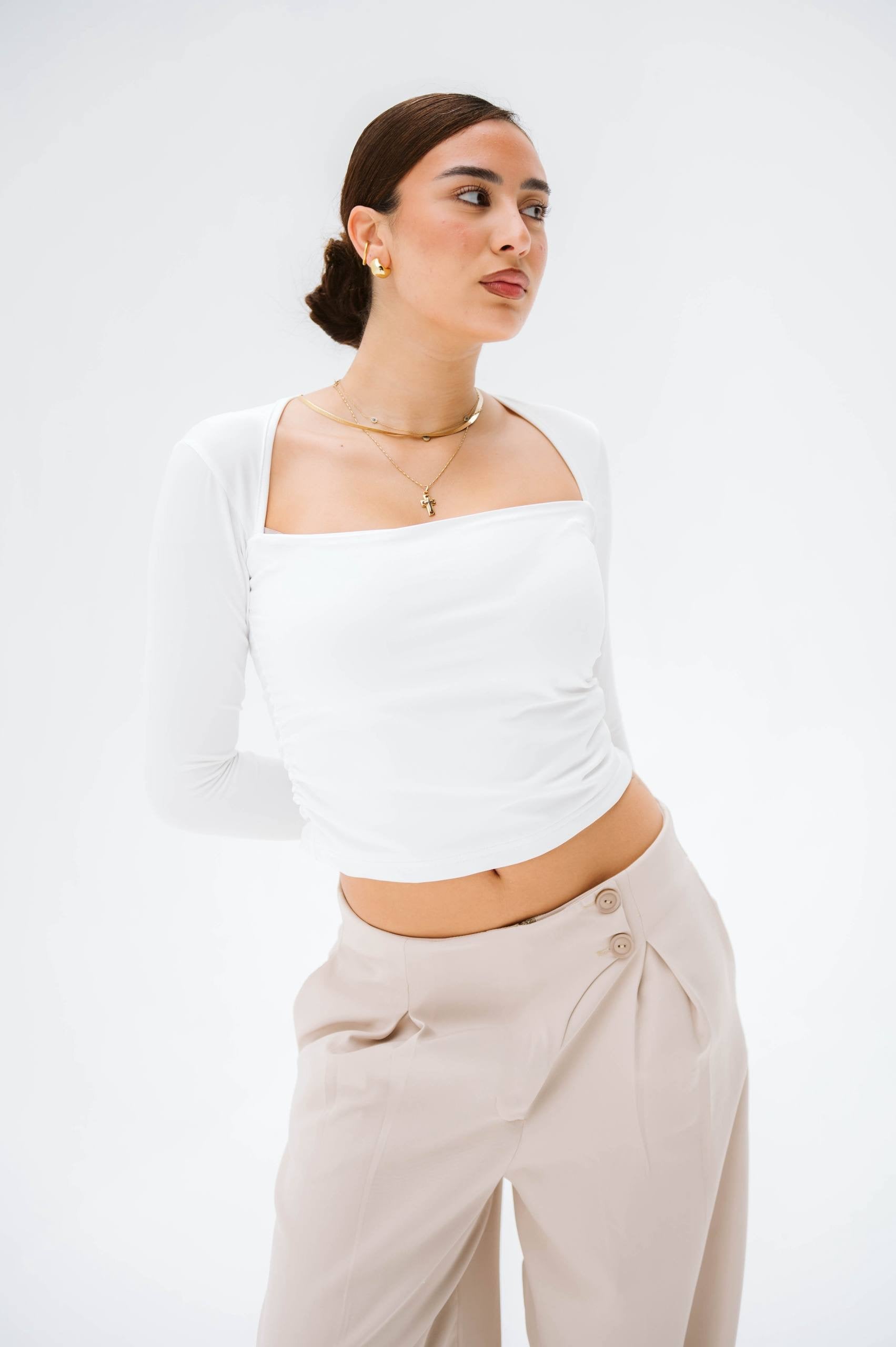 Square Neck Top 02