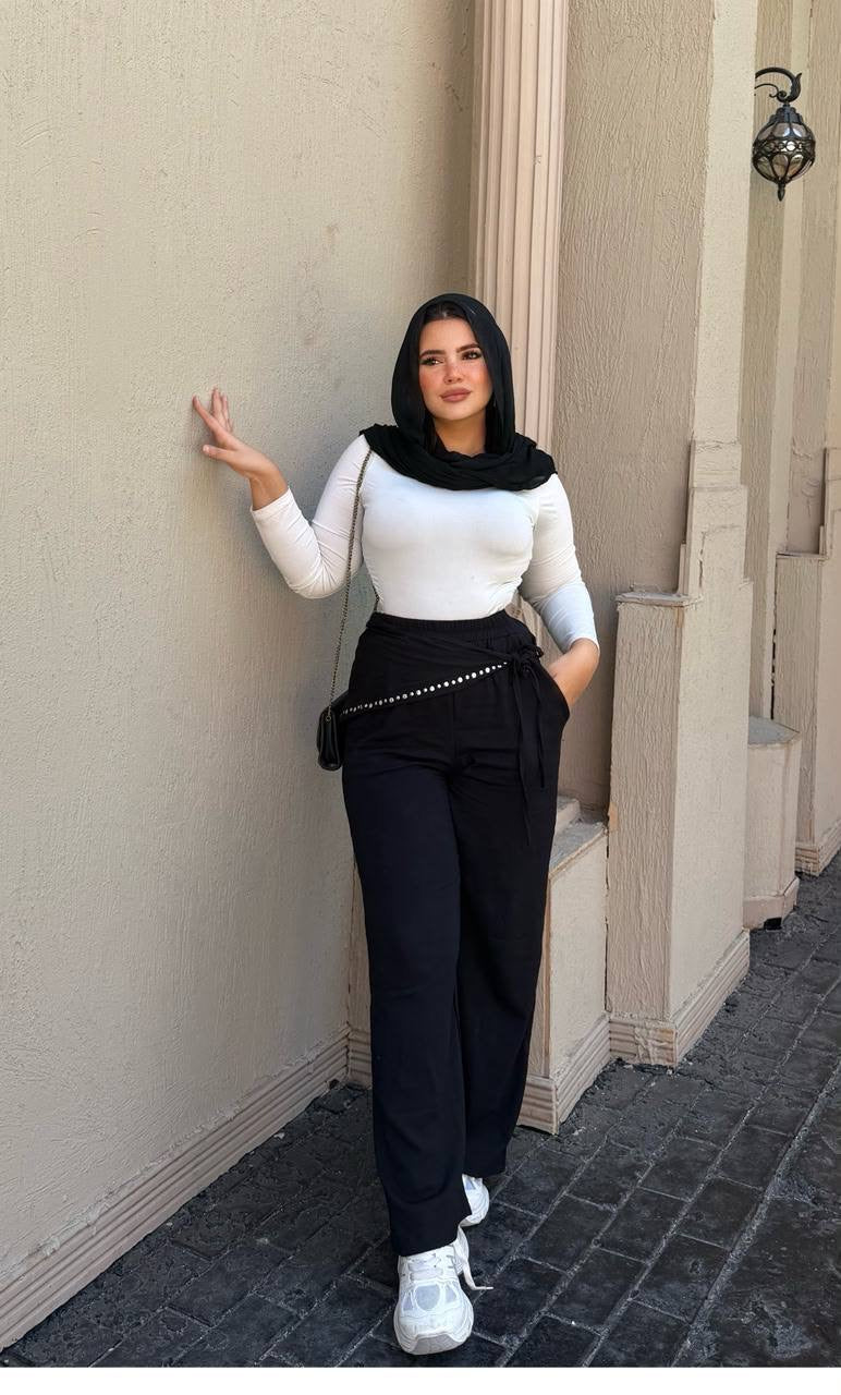 Scarf Strussed pants