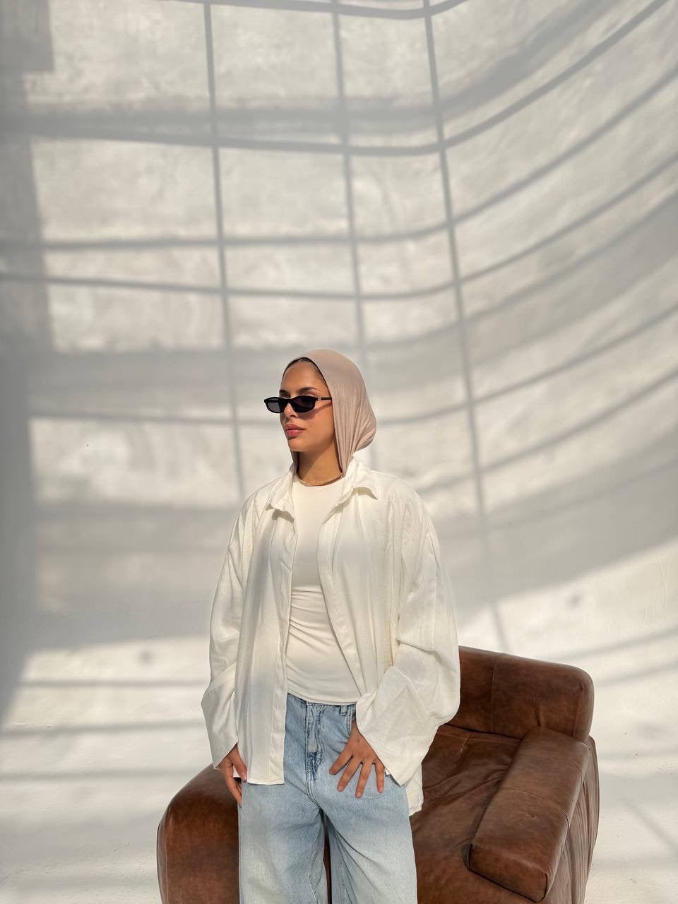 Cardigan linen
