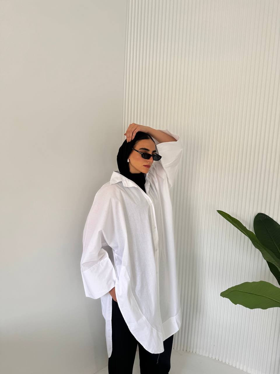 Long Poplin  Shirt