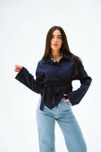 Twisted Stripped Shirt