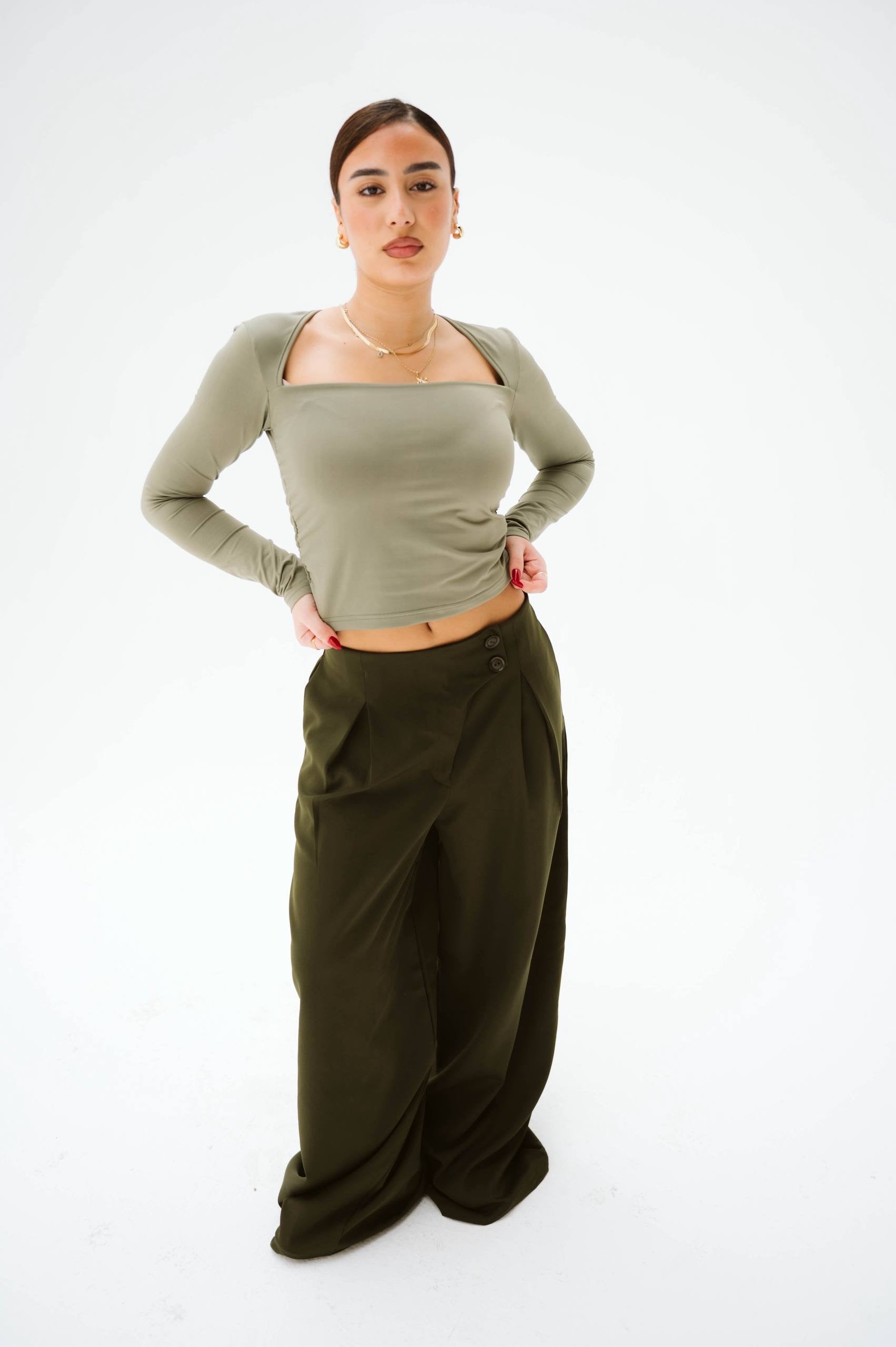 Square Neck Top 02