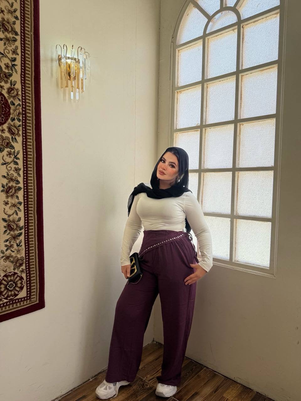 Scarf Strussed pants