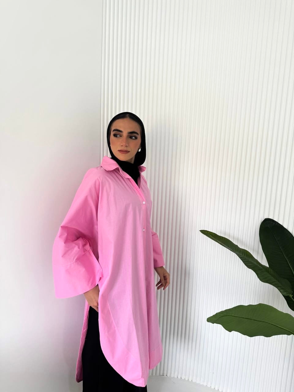 Long Poplin  Shirt