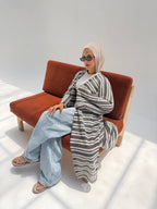 Stripped Cardigan