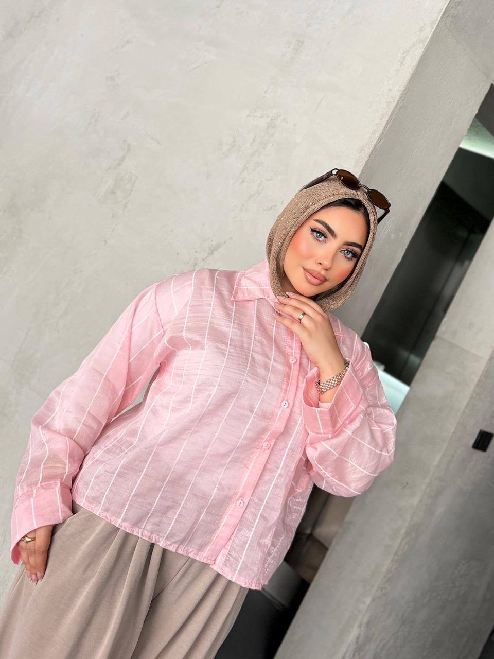 Shimmer Stripped Shirt