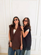 Oversized Blazer Vest
