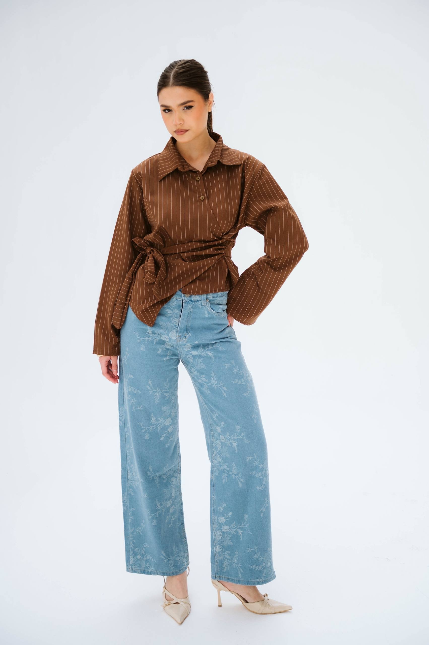 Twisted Stripped Shirt