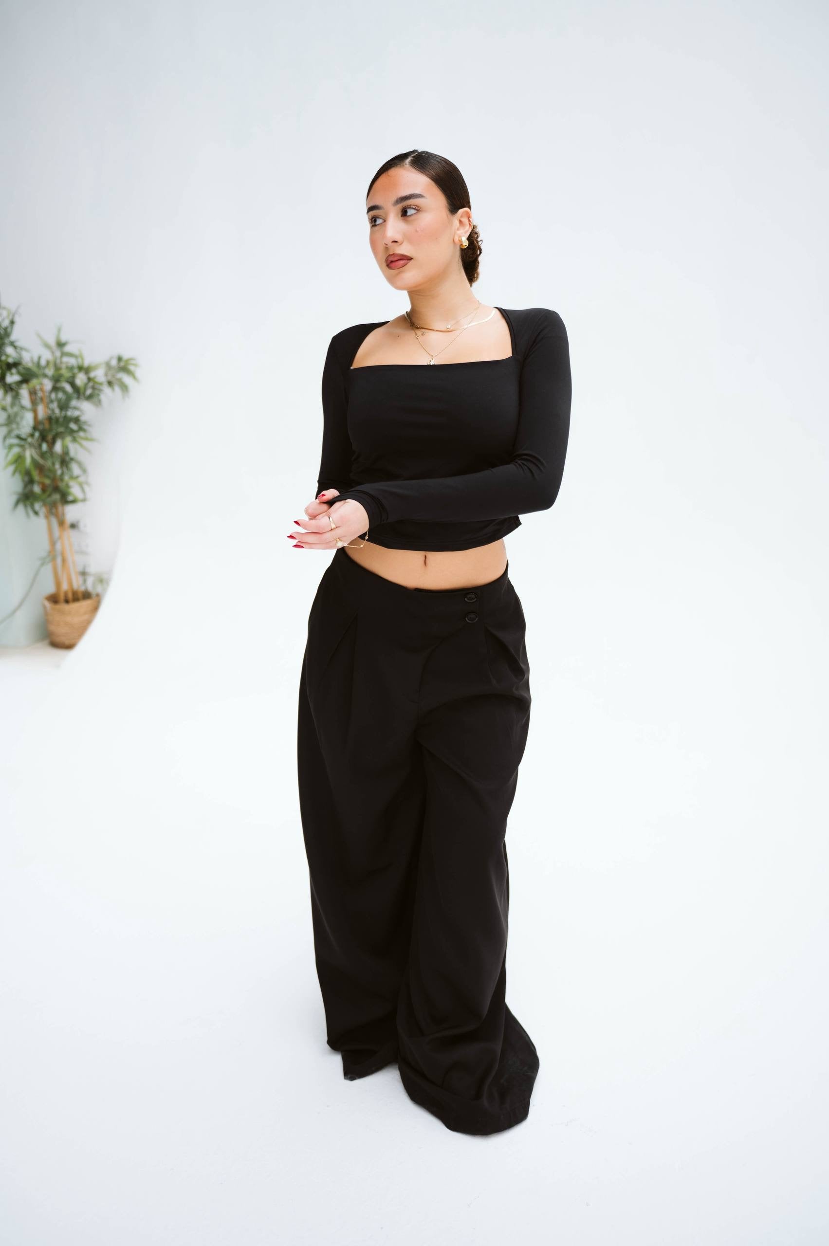 Square Neck Top 02