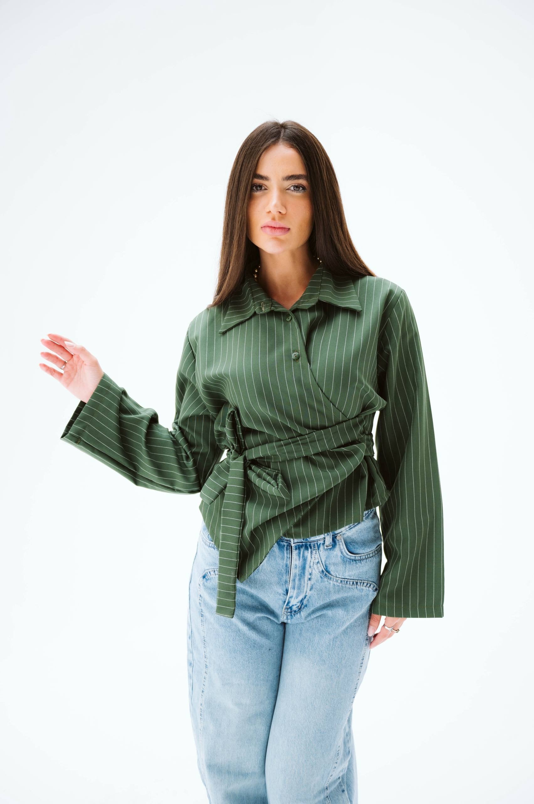 Twisted Stripped Shirt