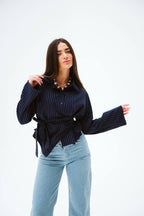 Twisted Stripped Shirt