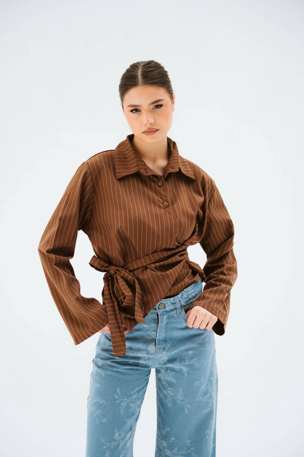 Twisted Stripped Shirt