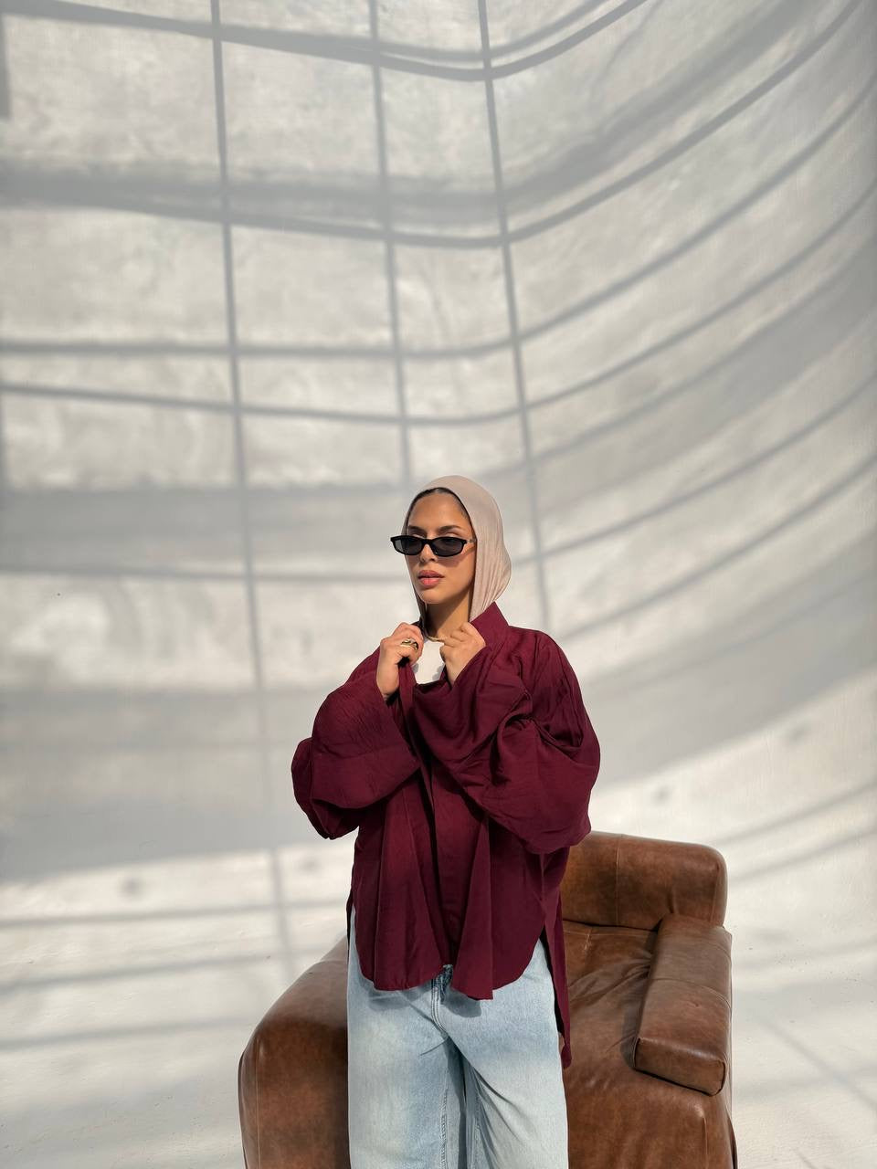 Cardigan linen
