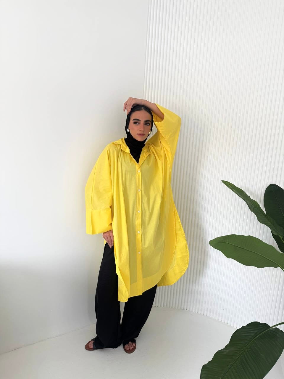 Long Poplin  Shirt