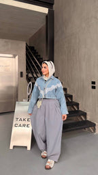 Relaxed Fit Balloon Pants