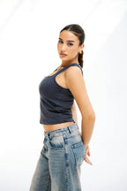SLIM FIT U-NECK TANK TOP 04