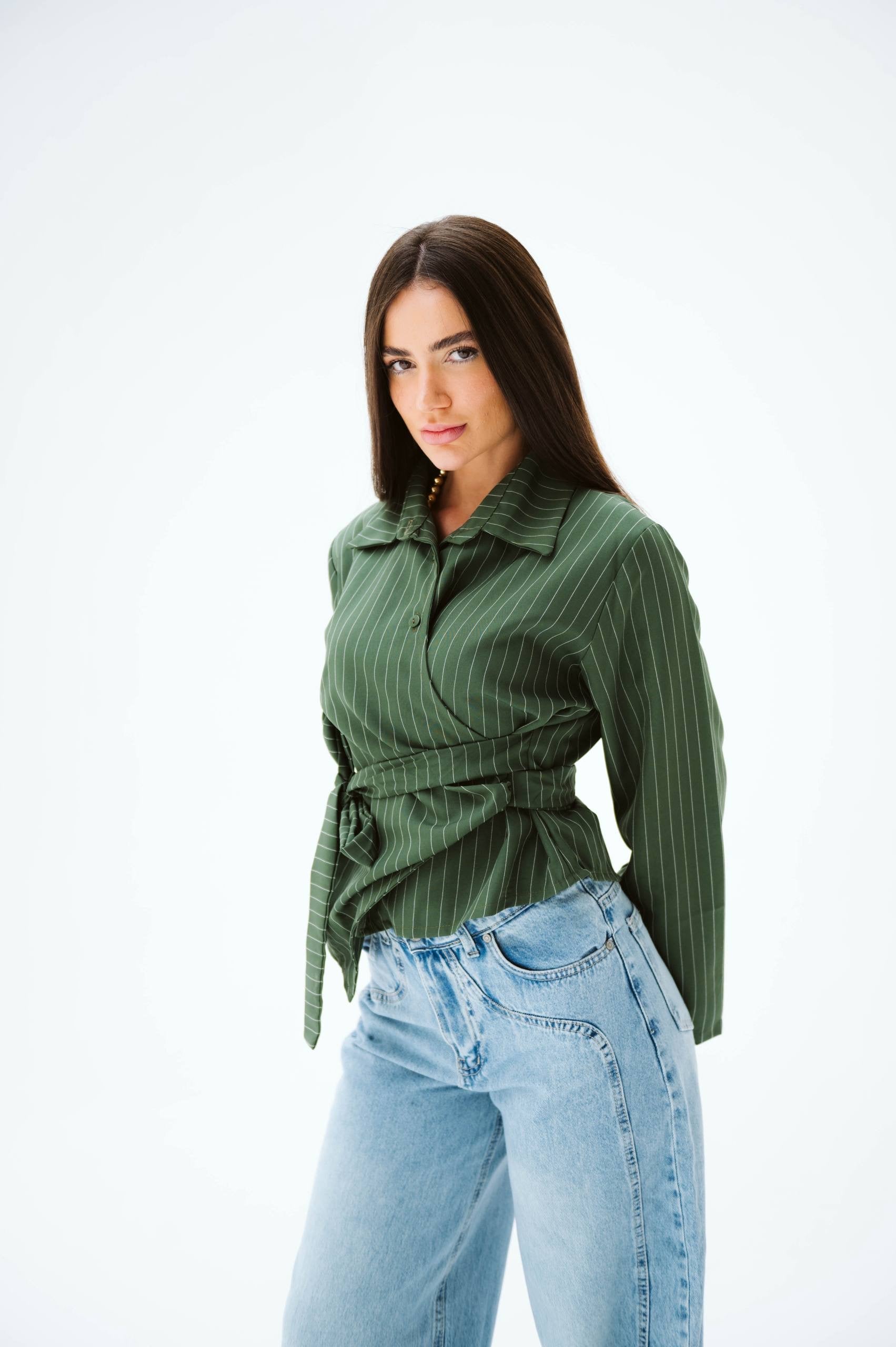 Twisted Stripped Shirt