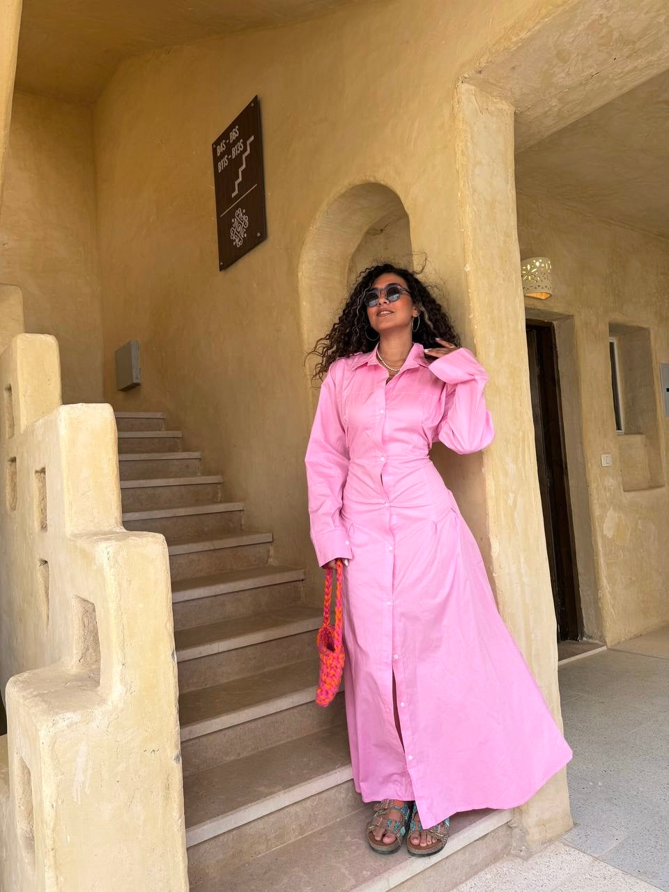 Maxi Shirt Dress