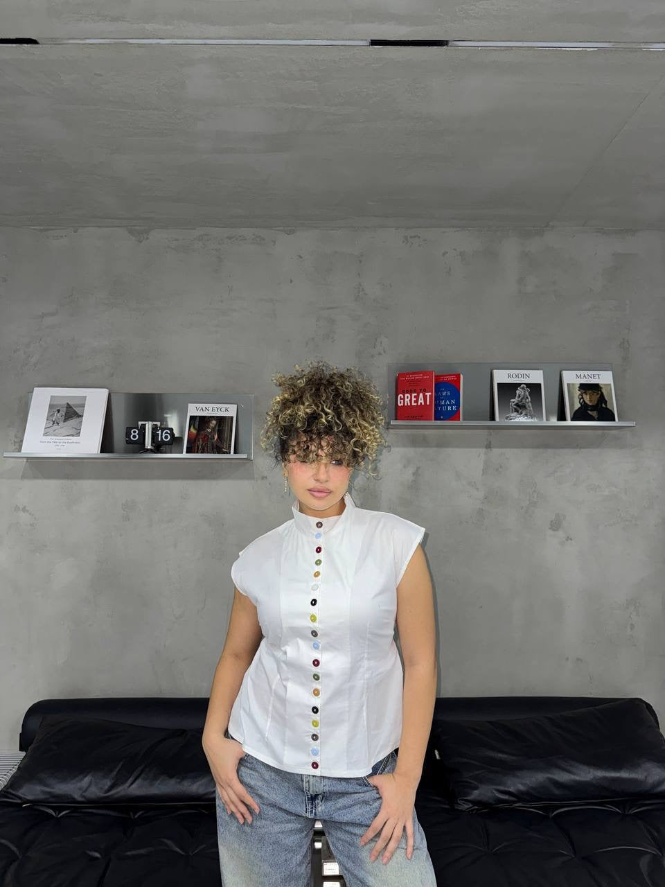 Multi Colors Buttons Shirt