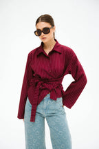 Twisted Stripped Shirt