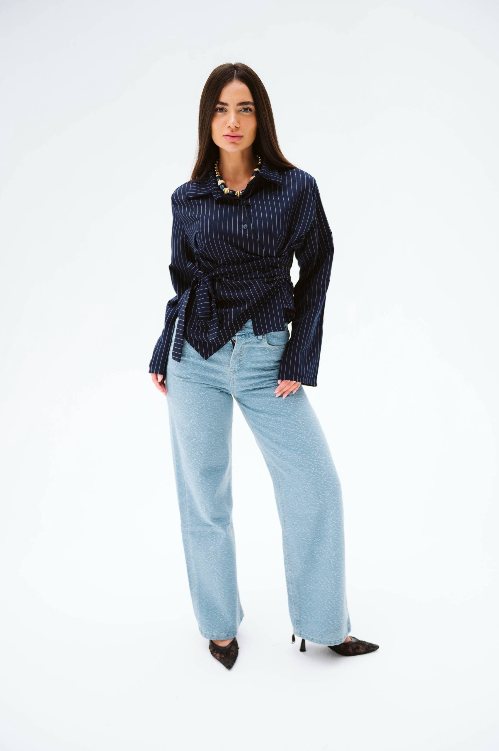 Twisted Stripped Shirt