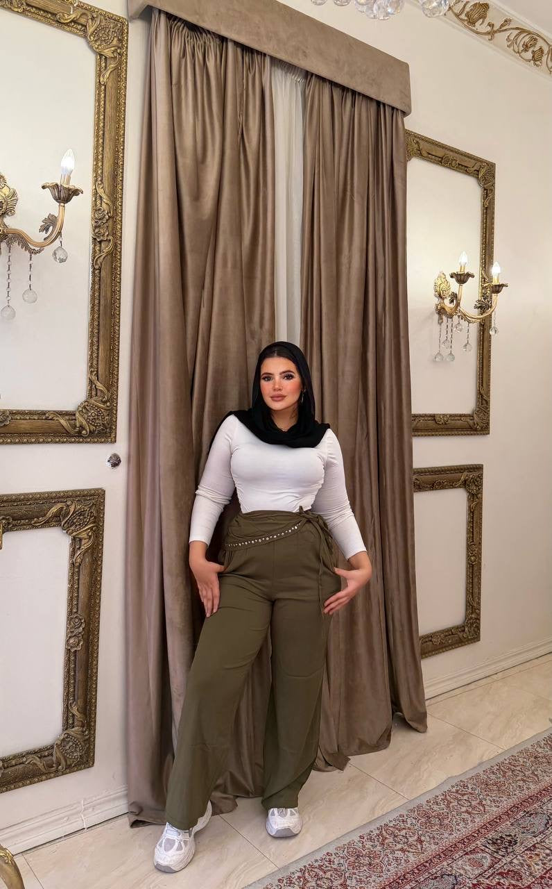 Scarf Strussed pants