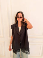 Oversized Blazer Vest
