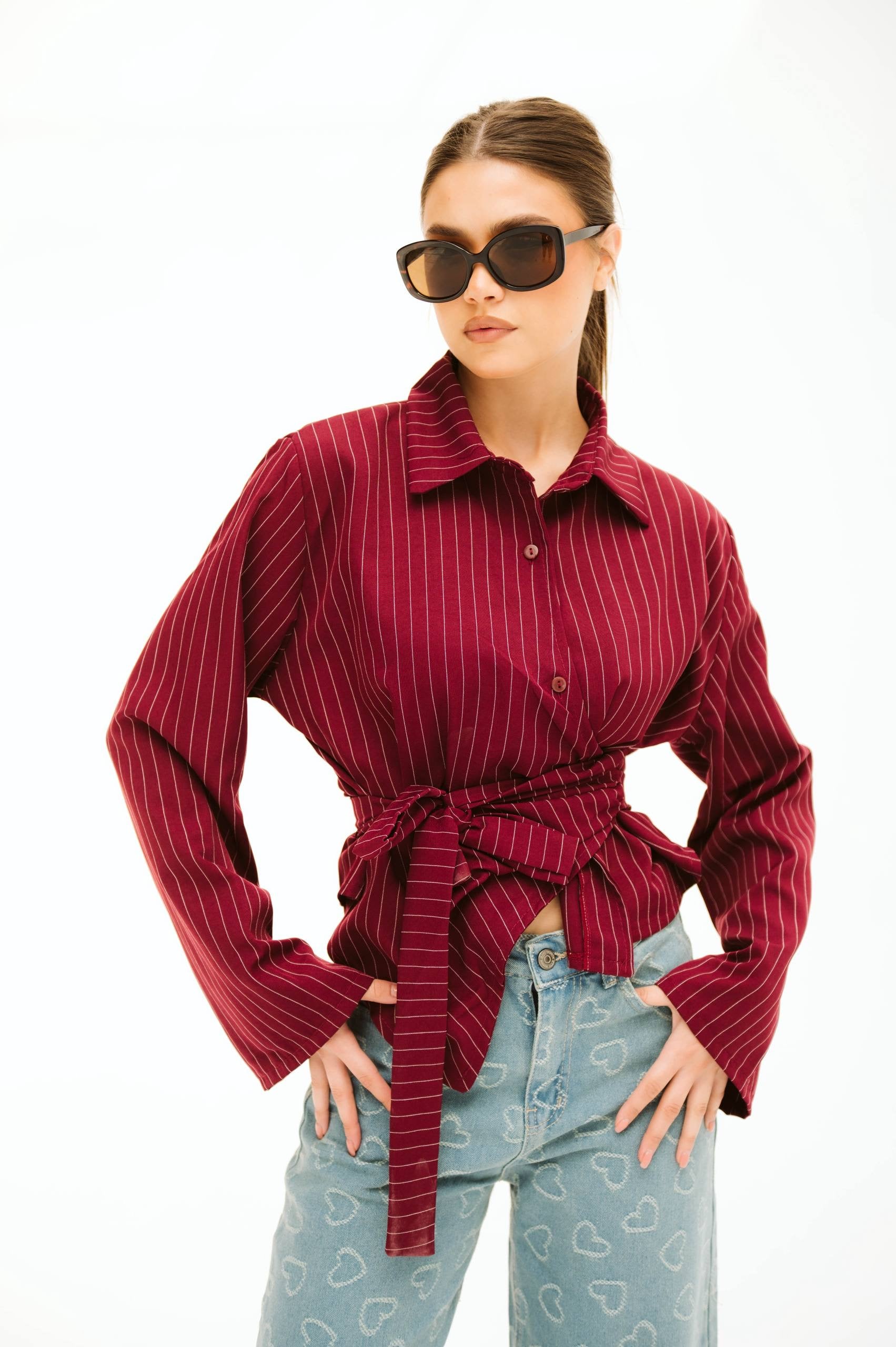 Twisted Stripped Shirt