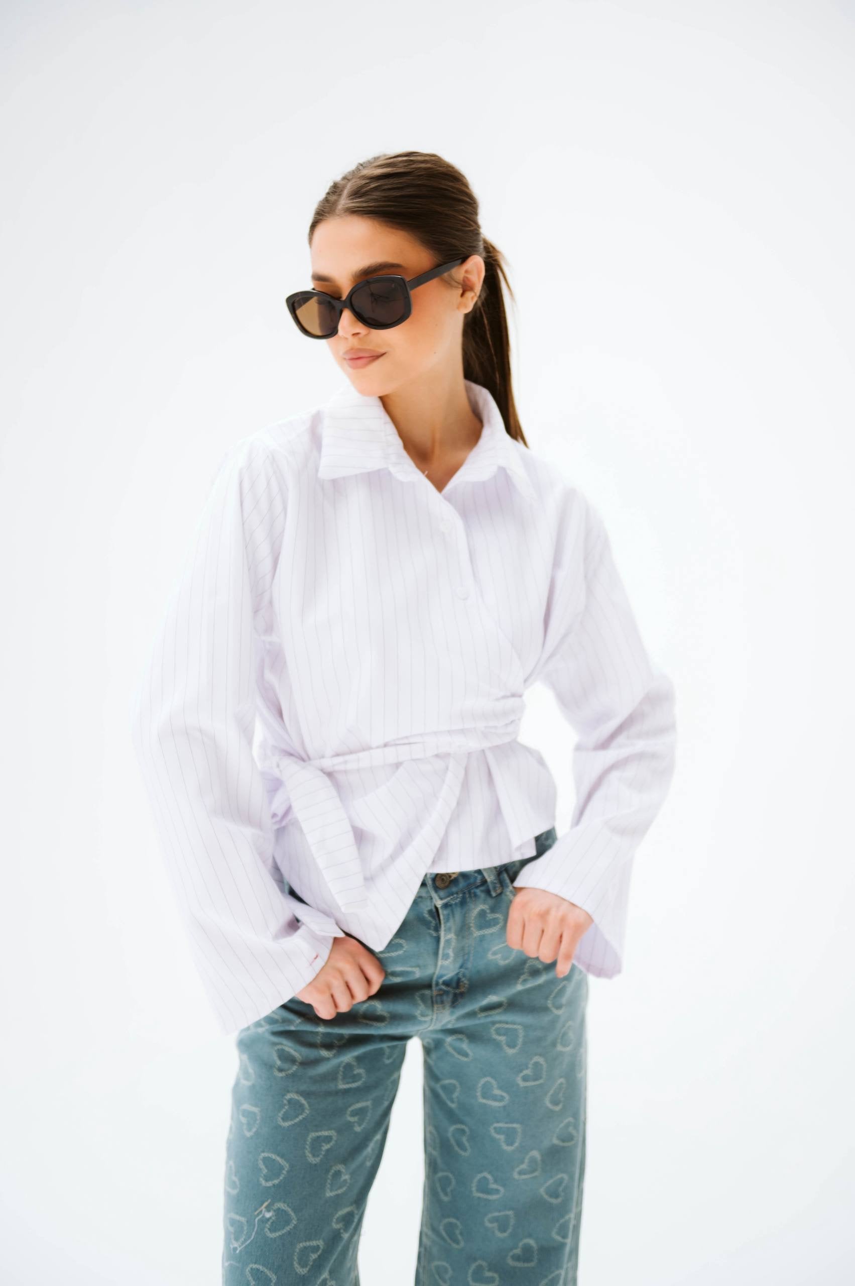 Twisted Stripped Shirt