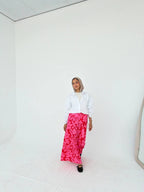 Satin printed Skirt