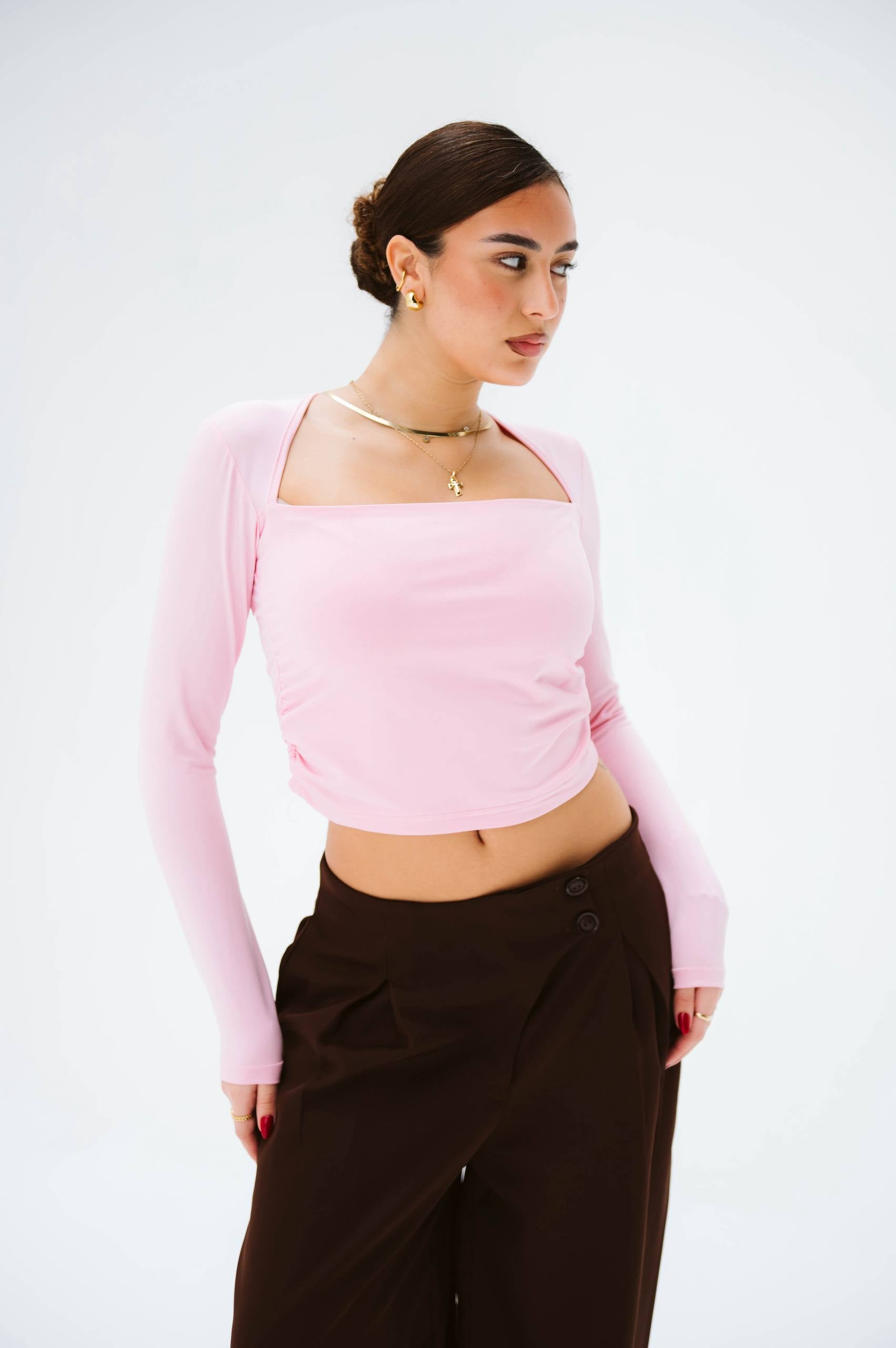 Square Neck Top 02
