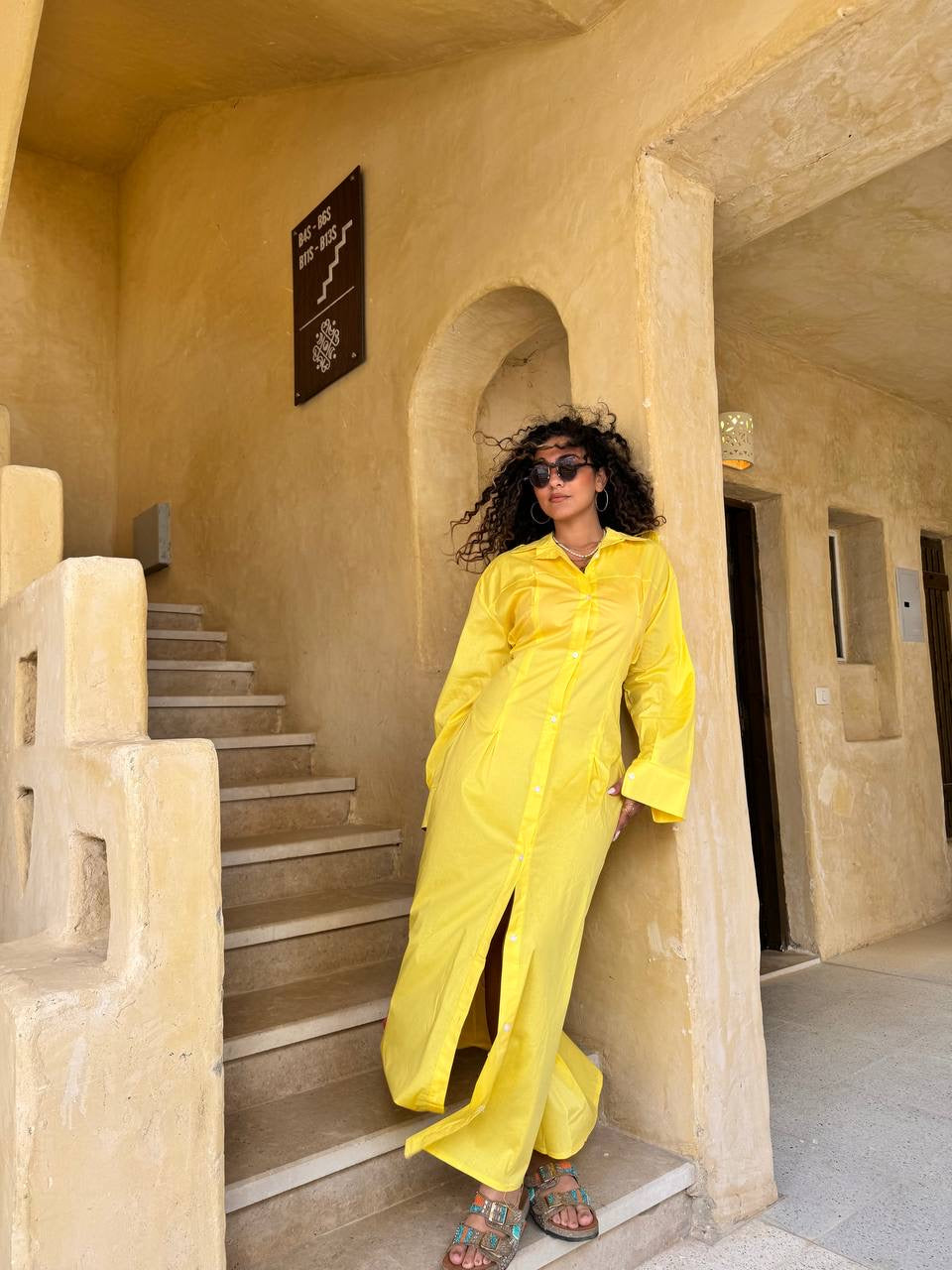 Maxi Shirt Dress