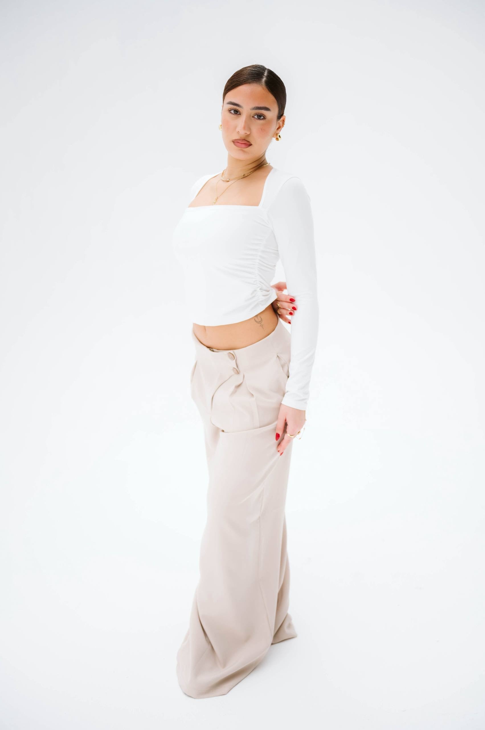 Square Neck Top 02