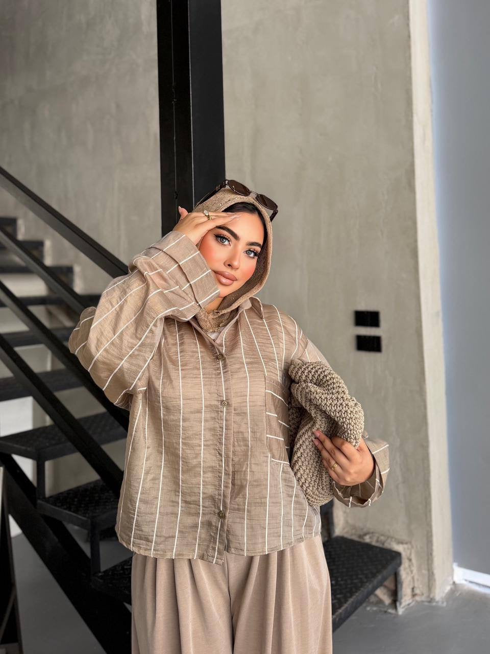 Shimmer Stripped Shirt