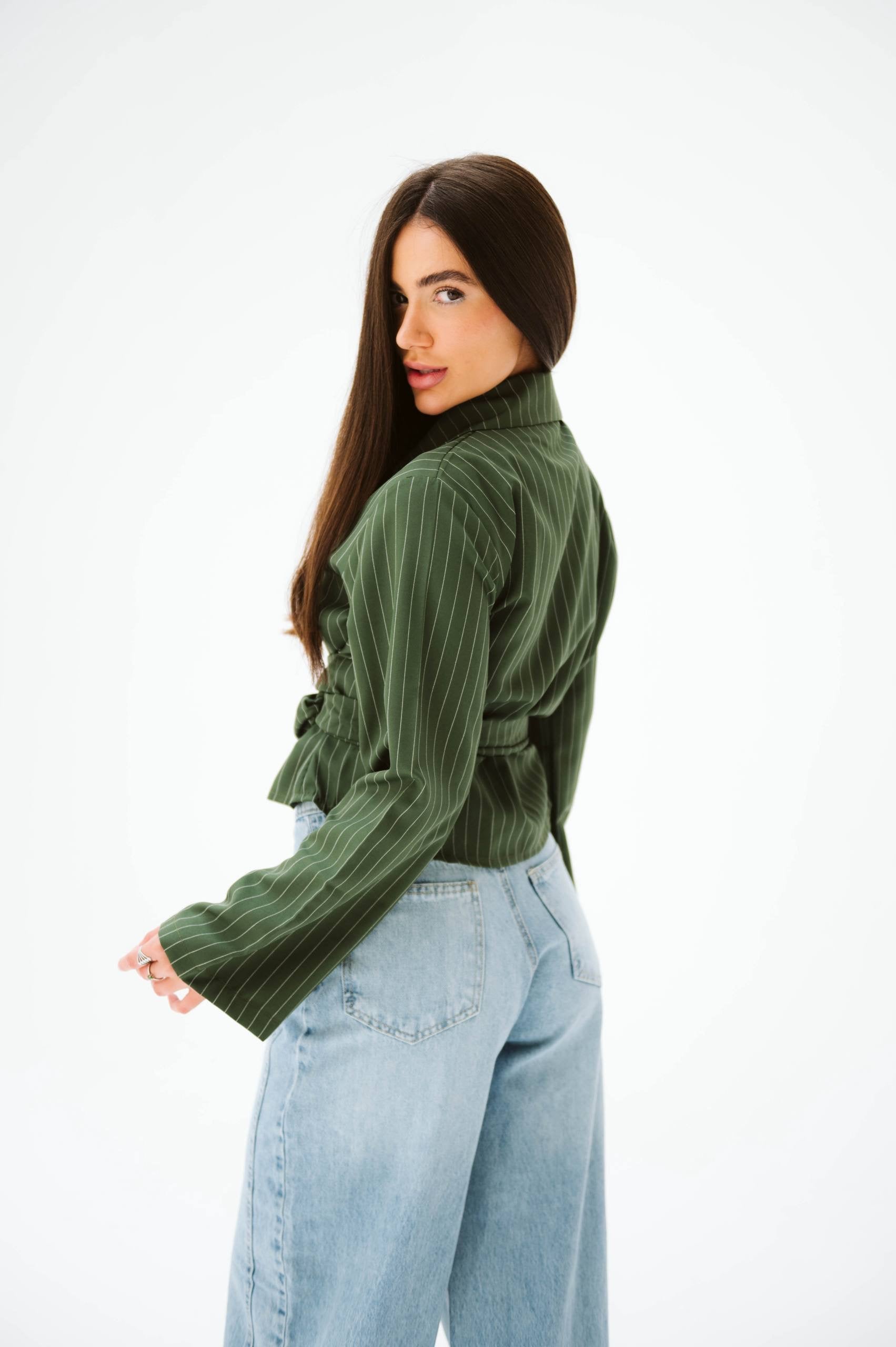 Twisted Stripped Shirt