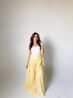 Skirt poplin with scarf
