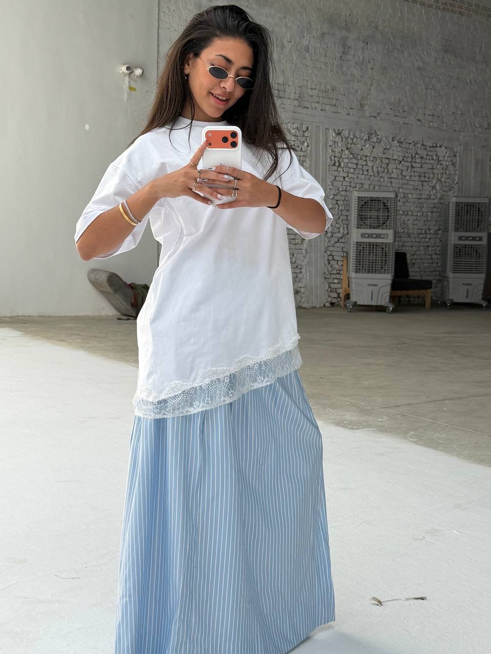 T-Shirt with Lace
