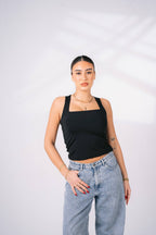 SLIM FIT U-NECK TANK TOP 04