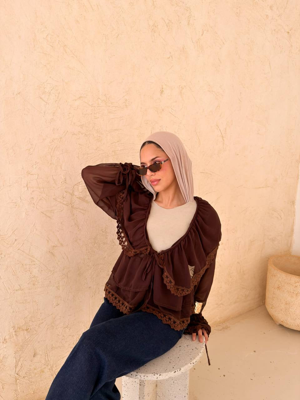 Shifon Raffles Blouse