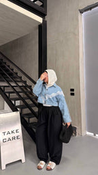 Relaxed Fit Balloon Pants