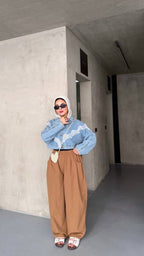 Relaxed Fit Balloon Pants
