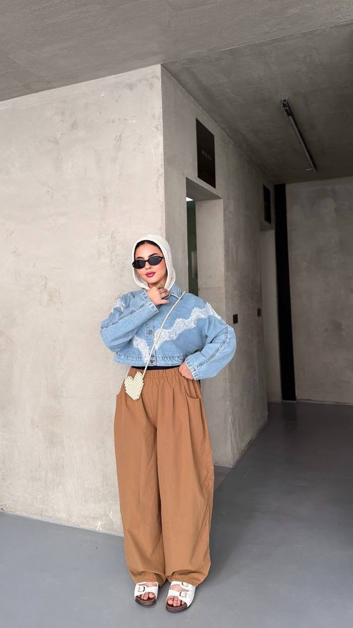 Relaxed Fit Balloon Pants