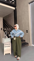 Relaxed Fit Balloon Pants